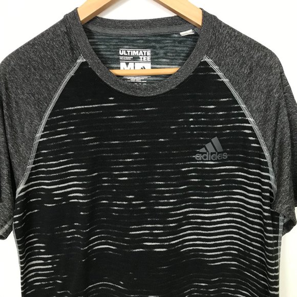 adidas Other - Adidas Ultimate Tee Men M Striped T-Shirt
